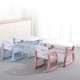 Kindergarten Home Children Learning Furniture Plastic Kids Tables Chairs Set