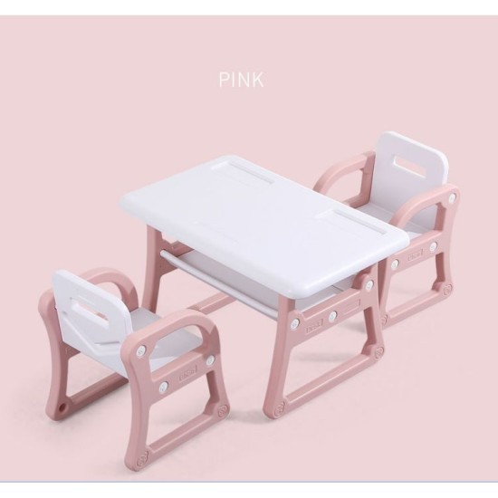 Kindergarten Home Children Learning Furniture Plastic Kids Tables Chairs Set