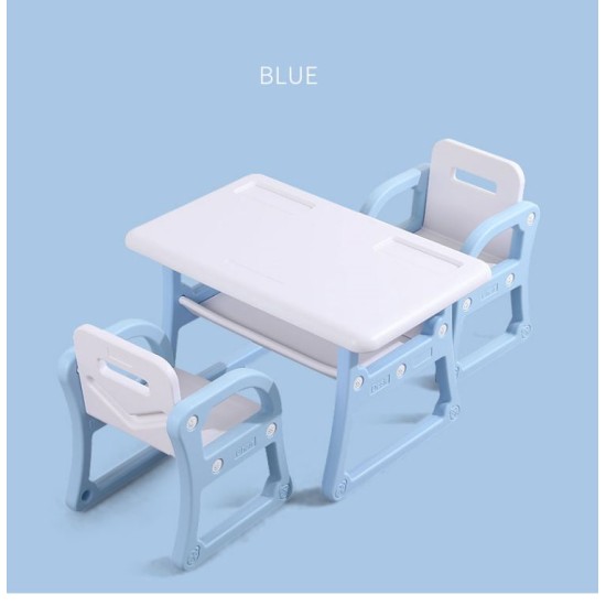 Kindergarten Home Children Learning Furniture Plastic Kids Tables Chairs Set