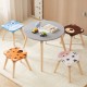 Baby Furniture Cute Cartoon Patterns Kids Studying Table and Chair set Customized Color 